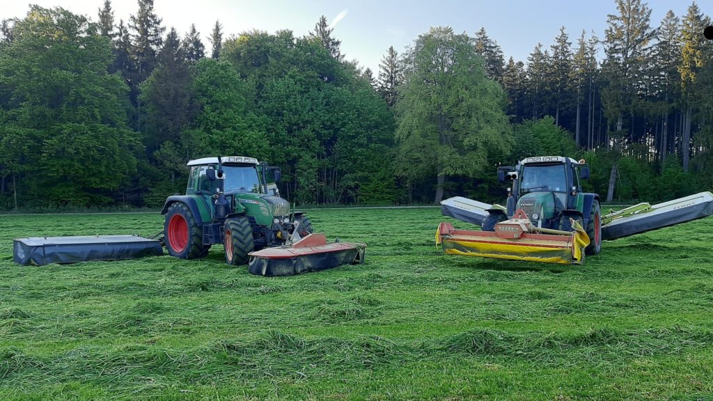 Mähen 4. Schnitt 2022